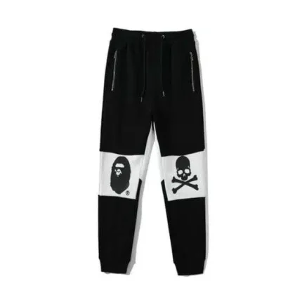 BAPE Ape Head and Danger Printed Pants