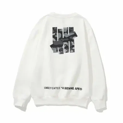 Bape Head x Undefeated Five Bars Sweater