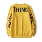 BAPE Embroidered Printed Alphabet Unisex Sweater