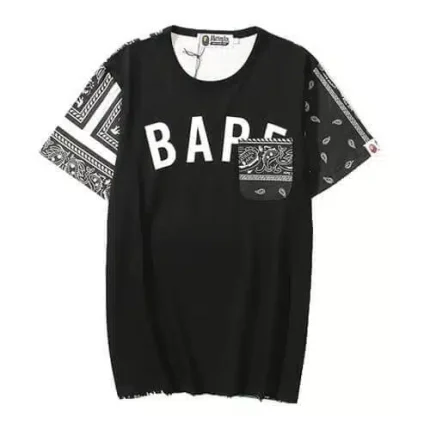 A Bathing Ape Head Bandana Print Tee