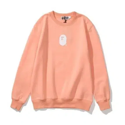 Bathing Ape Letter Printed Round Neck Sweater