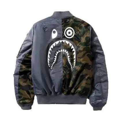 BAPE Aurora Shark Futuristic Streetwear Jacket