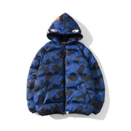 Bape Blue Camo Zip-Up Jacket