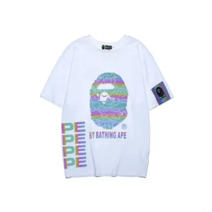 Bathing Ape RainBow Bape Head Shirt
