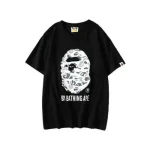 Bathing Ape Camo Ape Head Logo Cotton Tee