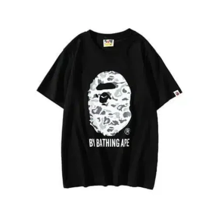 Bathing Ape Camo Ape Head Logo Cotton Tee