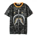 BAPE Camo Shark Head Printed WGM Tee