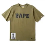 Camouflage BAPE Printed Cream T-Shirt