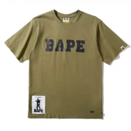 Camouflage BAPE Printed Cream T-Shirt