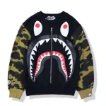 BAPE Camouflage Shark Printed Sweater