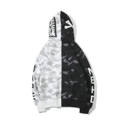 BAPE Streetwear Camouflage Print Hoodie