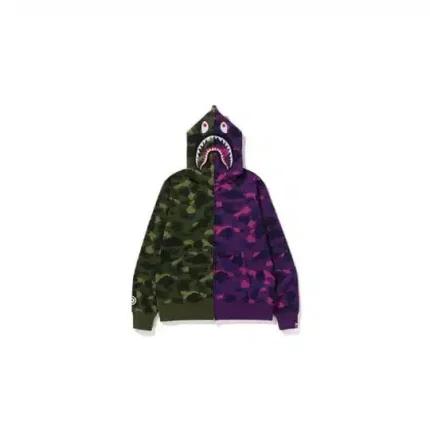 BAPE Dual Camo Shark Hoodie