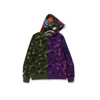 BAPE Dual Camo Shark Hoodie
