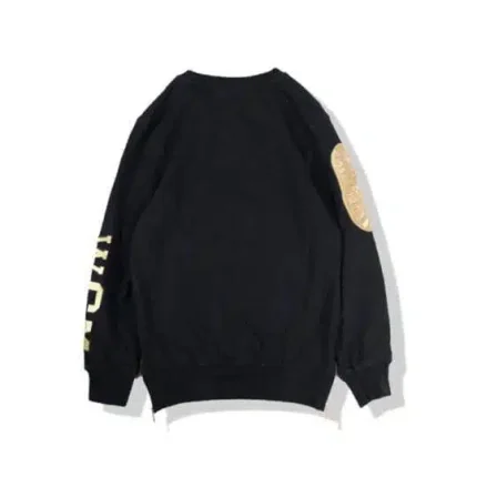 BAPE Gold Shark Head Pullover Sweater