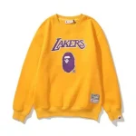 BAPE Lakers New York Printed Sweatshirt