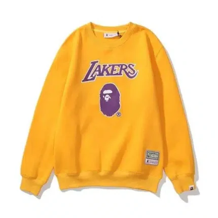 BAPE Lakers New York Printed Sweatshirt