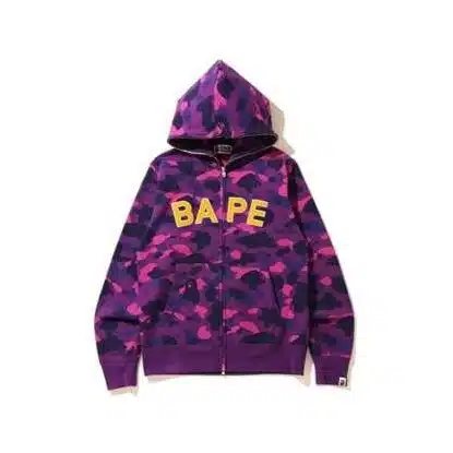 BAPE Purple Camo Hoodie