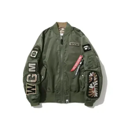 BAPE Streetwear Fusion Bomber Jacket