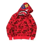 BAPE Shark Camo Pullover Hoodie