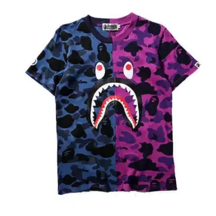 BAPE Shark Printed Camo T-Shirt