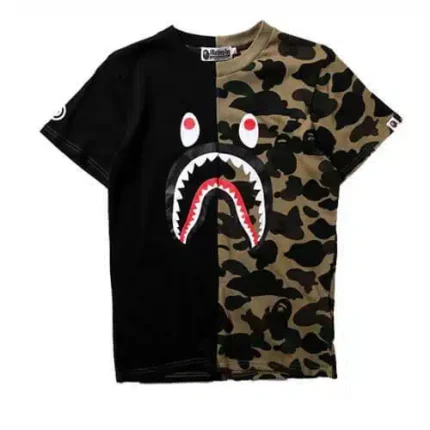 BAPE Shark Printed Camo T-Shirt