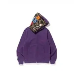 BAPE Camo Shark Full Zip Hoodie