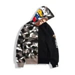 BAPE Shark Half Camo Hoodie