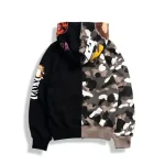 BAPE Shark Half Camo Hoodie