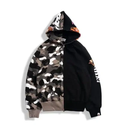 BAPE Shark Half Camo Hoodie