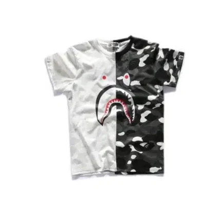 BAPE Shark Mono Camo T-shirt