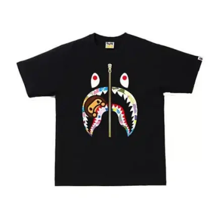 BAPE Shark Spoof Monkey Printed T-Shirt