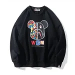 BAPE Violent Bear Colorful Print WGM Sweater