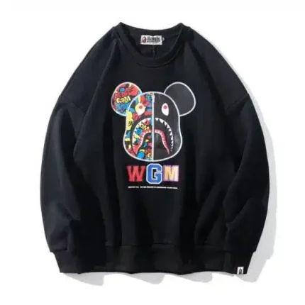 BAPE Violent Bear Colorful Print WGM Sweater