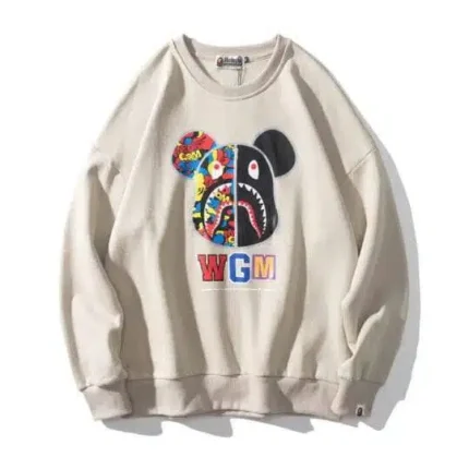 BAPE Violent Bear Colorful Print WGM Sweater