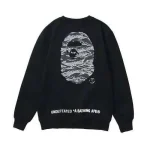 Bape Head x Undefeated Five Bars Sweater